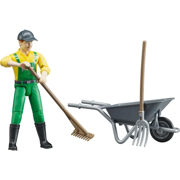 BRUDER figure set farmer with accessories - 62610