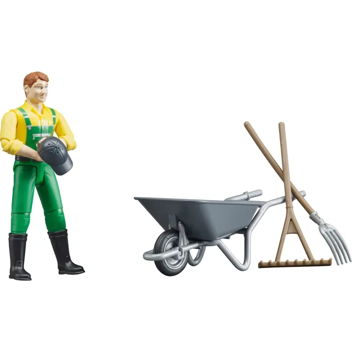 BRUDER figure set farmer with accessories - 62610