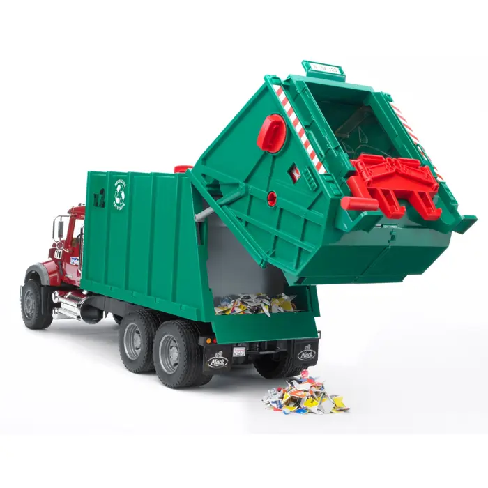 BRUDER MACK Granite Garbage Truck - 02812