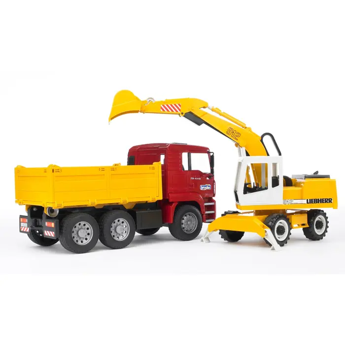 bruder MAN TGA dump truck