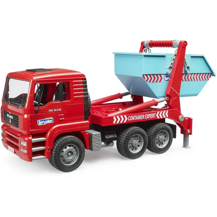BRUDER MAN TGA skip container truck