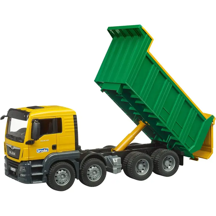 Bruder MAN TGS tipping truck, model vehicle
