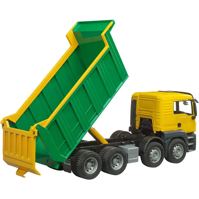 Bruder MAN TGS tipping truck, model vehicle