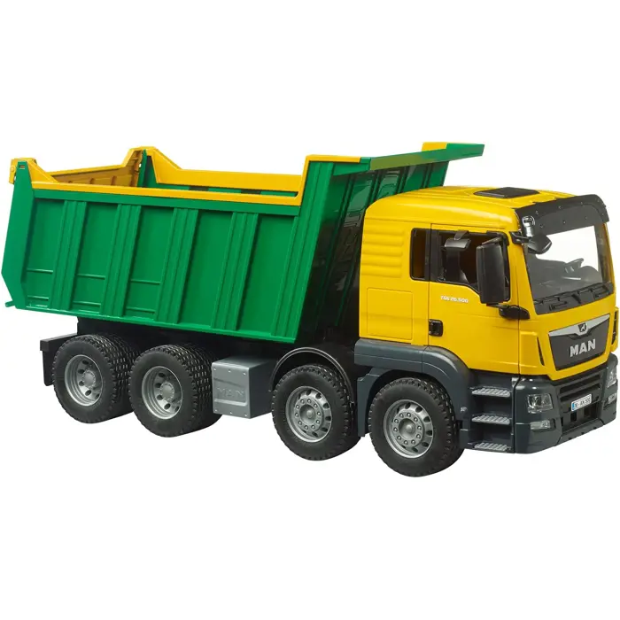 Bruder MAN TGS tipping truck, model vehicle