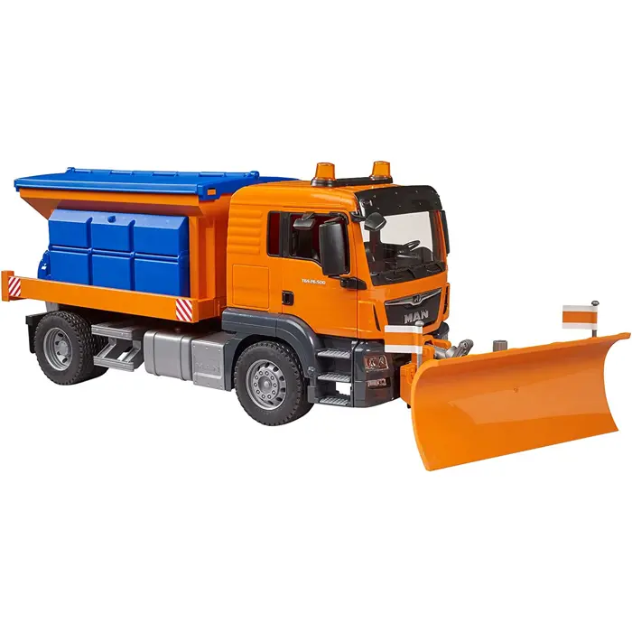 bruder MAN TGS winter service with clearing blade, model vehicle
