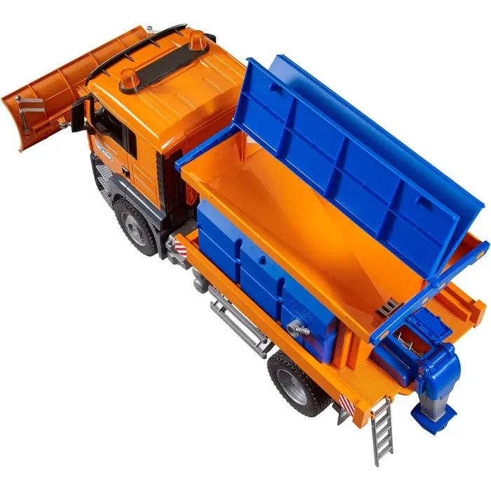 bruder MAN TGS winter service with clearing blade, model vehicle