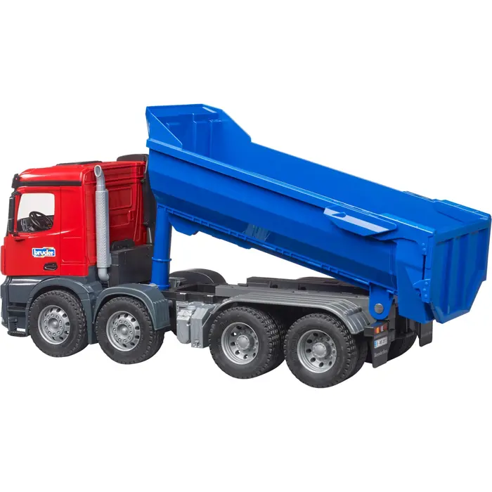 BRUDER Mercedes Benz Arocs Halfpipe tipper truck, model vehicle