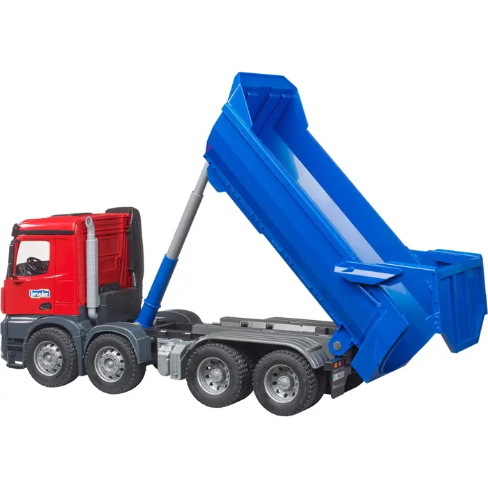 BRUDER Mercedes Benz Arocs Halfpipe tipper truck, model vehicle