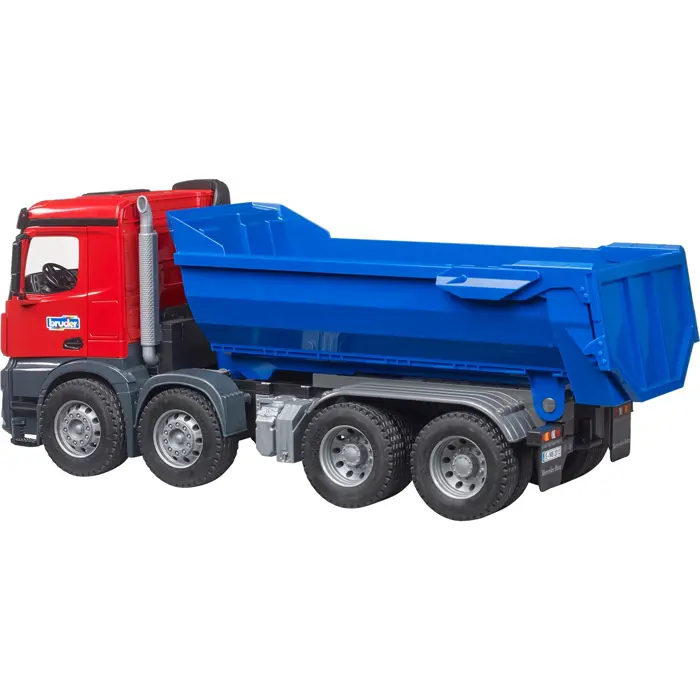 BRUDER Mercedes Benz Arocs Halfpipe tipper truck, model vehicle