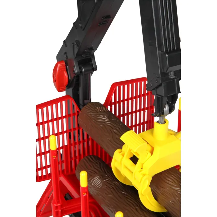 Bruder Professional Series Forestry Trailer with loading Crane and Grab (02252)