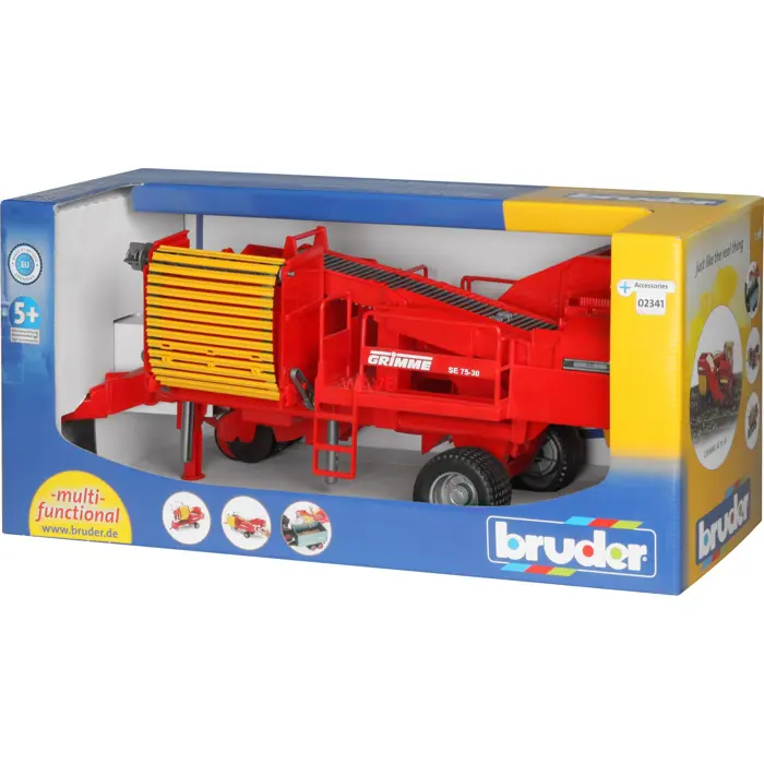 Bruder Professional Series Grimme SE75-30 Potatoe Digger with 80 Imitation Potatoes (02130)