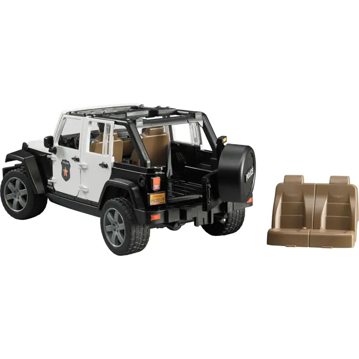 Bruder Professional Series JEEP Wrangler Unlimited Rubicon Police Vehicle with Policeman and Accessories (02526)