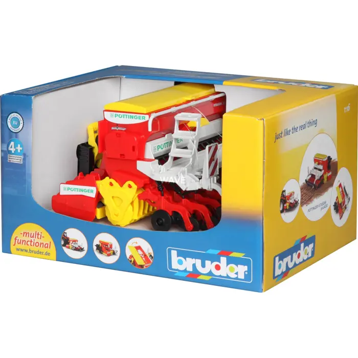 Bruder Professional Series Pöttinger Vitasem 302ADD harrow-mounted seed drills (02347)