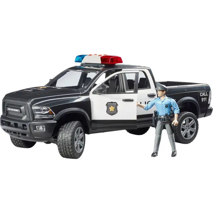BRUDER RAM 2500 Police Pickup with Police 02505