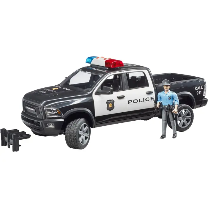 BRUDER RAM 2500 Police Pickup with Police 02505