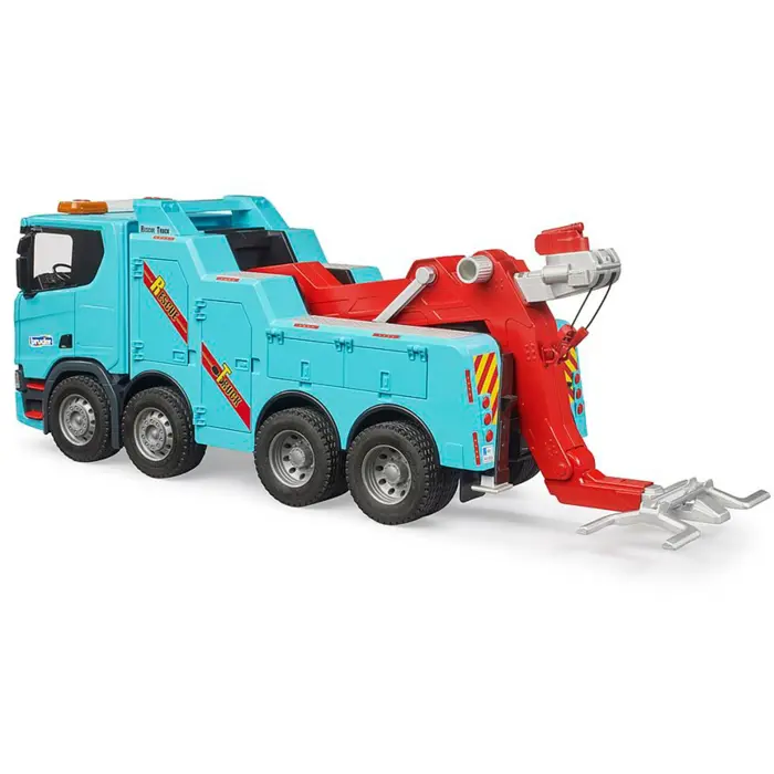 BRUDER Scania Super 560R recovery and towing truck with light and sound module