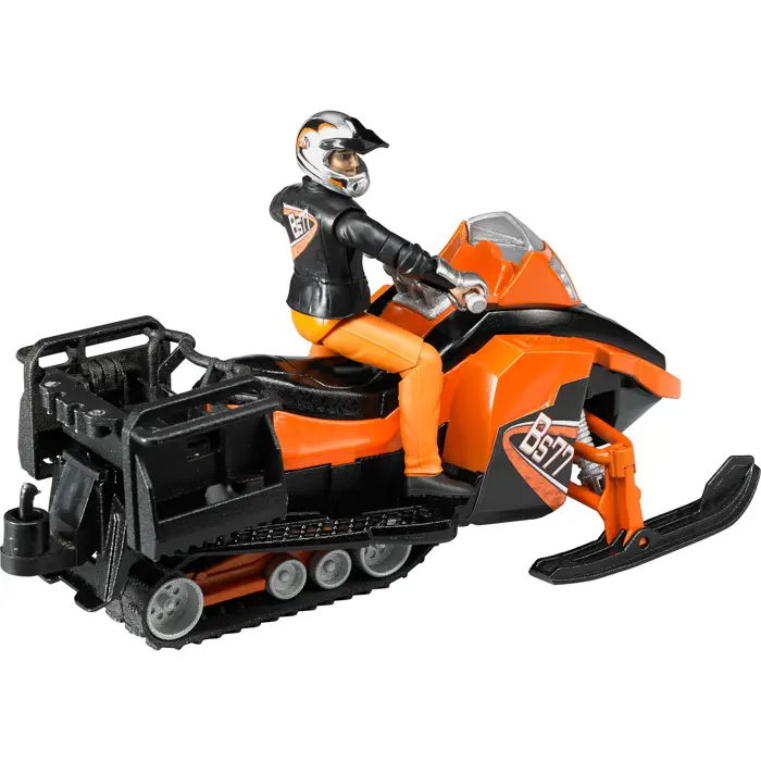 BRUDER Snowmobile m. Driver and Exh. - 63101