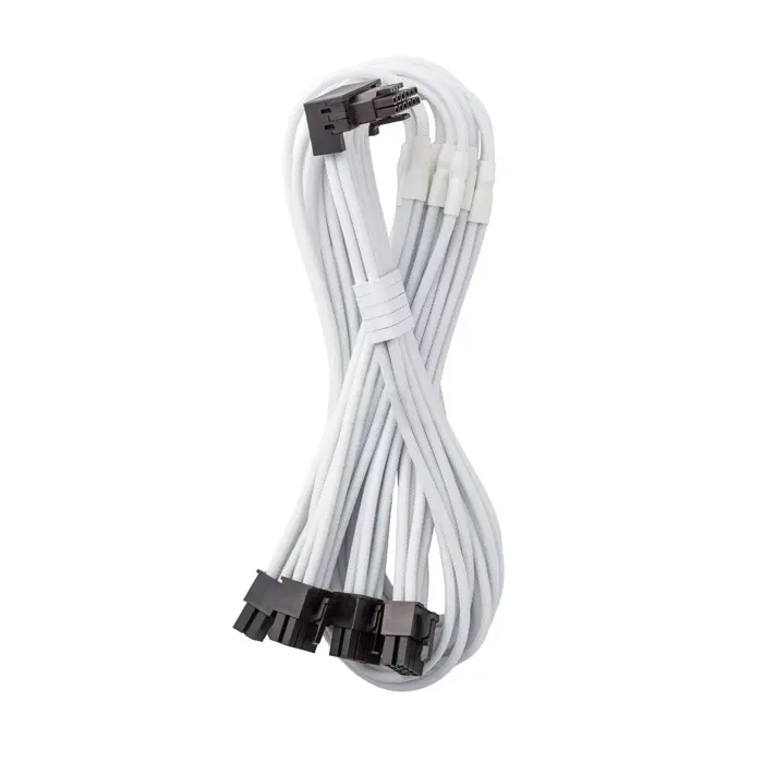 CableMod C-Series Pro Anschlusskabel - Variante B, 90°, 16-Pin zu 4x 8-Pin PCIe, white-CM-PCSR-16P4-RBN60KW-5PW-R-SS
