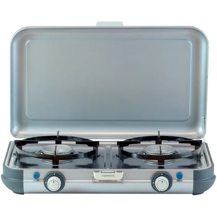 Campingaz Camping Kitchen 2 Grill & Go Caravan, 30 mbar (grey/black, 2x 2kW, model 2025)