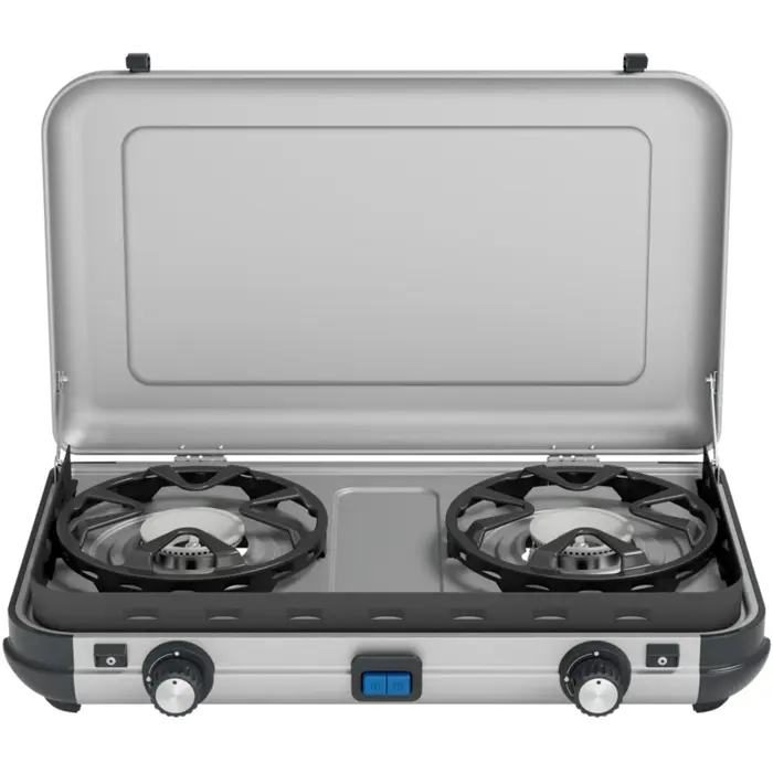 Campingaz Camping Kitchen 2 Maxi, gas cooker (grey, 2 hobs 2x 1.8 kW, for R904 / R907)