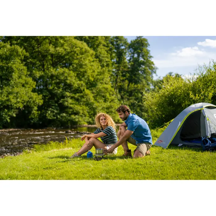 Campingaz camping stove Camp & Trek Connect (silver, 2 kW, cooking surface Ř15 cm)