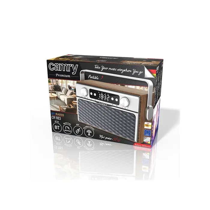 Camry radio and Bluetooth 5.0 / FM / USB / AUX / SD player