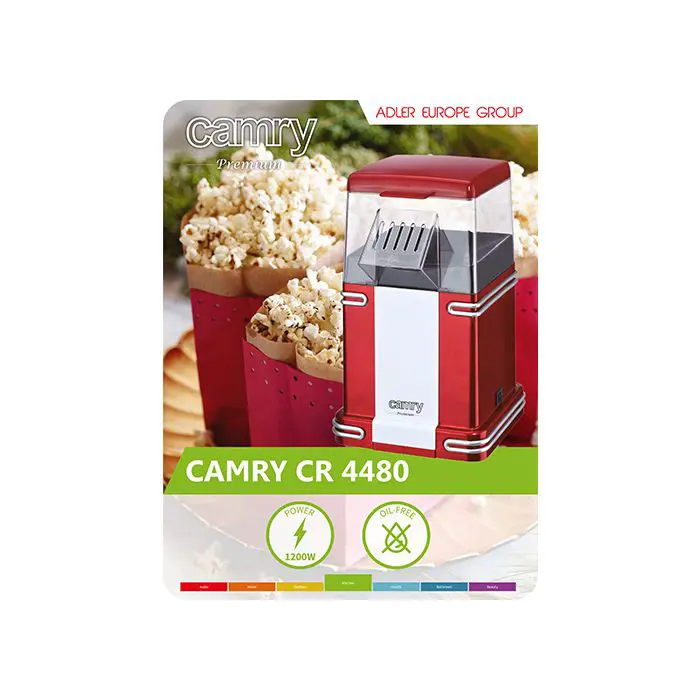 Camry Retro Popcorn Maker CR 4480
