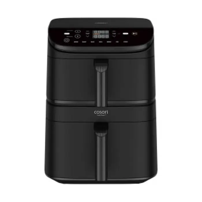 Canon hot air fryer Turbo Tower Air CAF-DC121-ADER black, 2,630 watts, 2 baskets with 4.3 & 6.5 liters