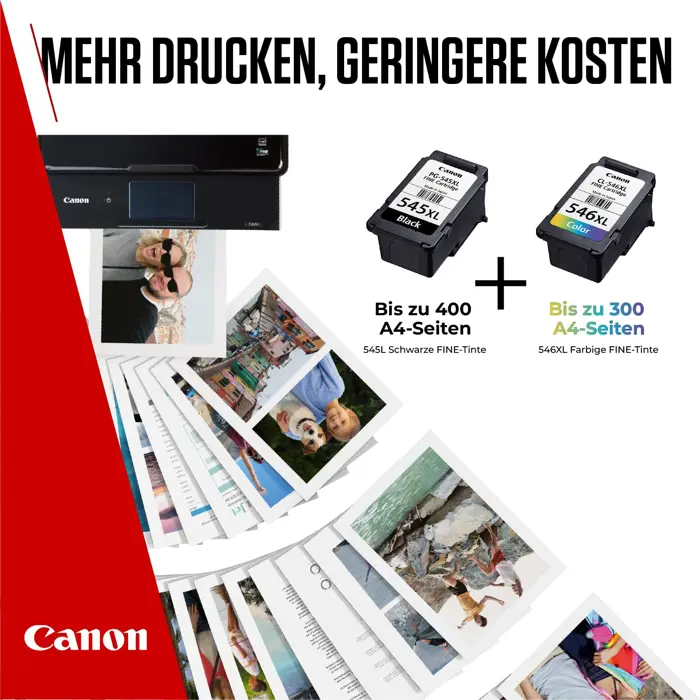 Canon Ink Photo Value Pack PG-545XL/CL-546XL (incl. 50 sheets of 10x15 photo paper)