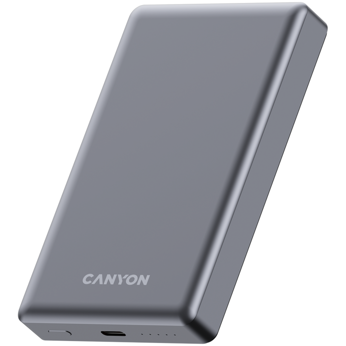 CANYON power bank OnPower 510 slim Magsafe 10000 mAh PD20W Dark Grey