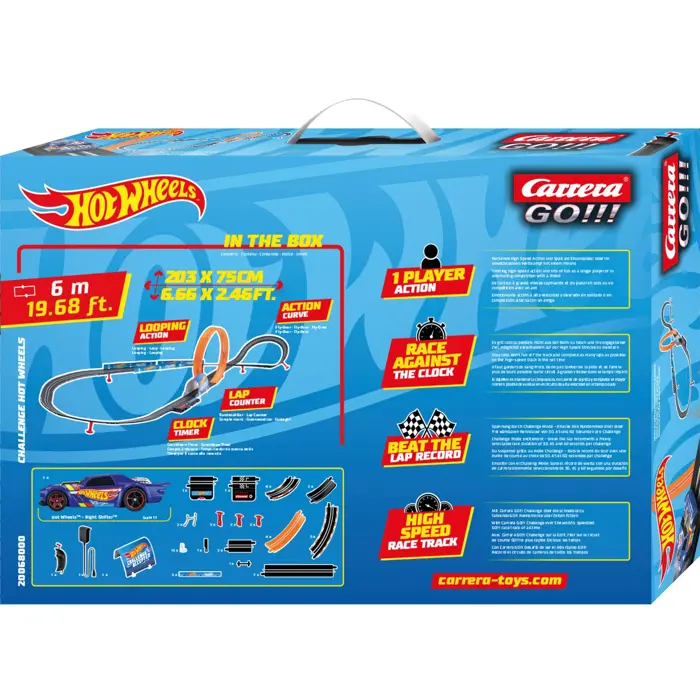 Carrera GO!!! Challenge - Hot Wheels, racetrack