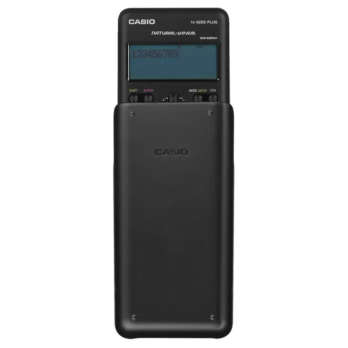 CASIO FX-82ESPLUS-2 CALCULATOR SCIENTIFIC, 252 FUNCTIONS, 77X162MM, BLACK, BOX