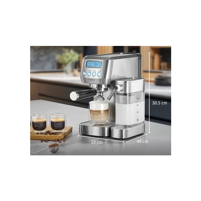 CASO Espresso Gourmet Latte coffee machine 1350W