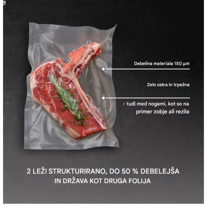 CASO foil set 5 16 × 23 cm, 20 × 30 cm, 30 × 40 cm