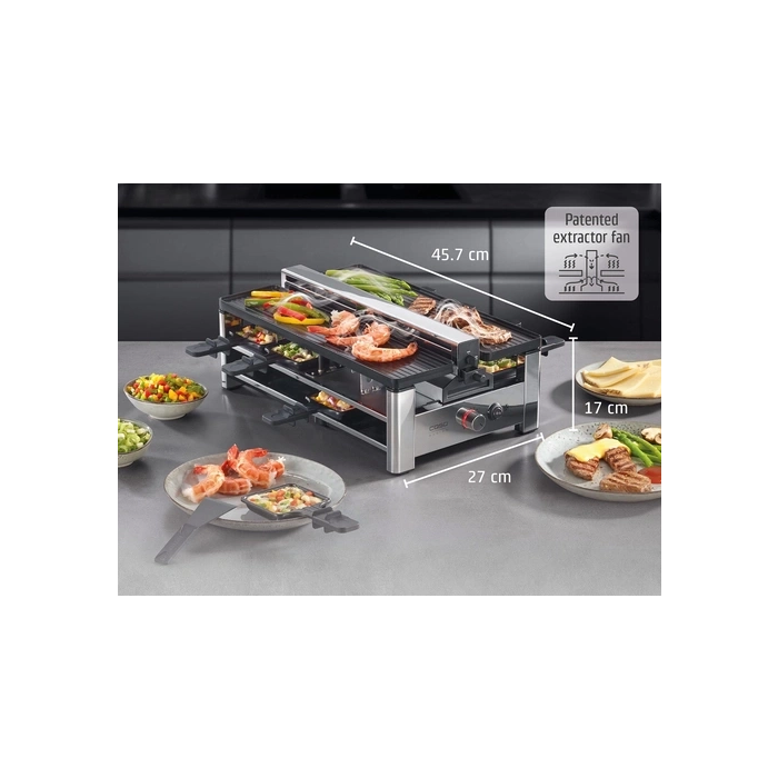 CASO Raclette AirClean 1500W grill