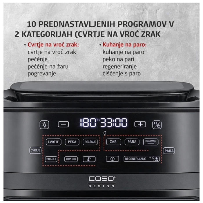 CASO Steam & Air Fry 700