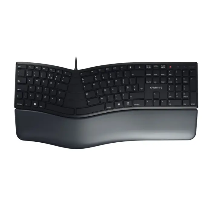 Cherry KC-4500 ergonomska tipkovnica, USB, crna