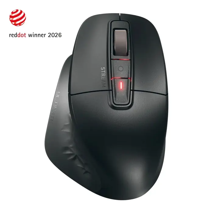 Cherry STREAM ULTIMATE ergonomski miš, crni