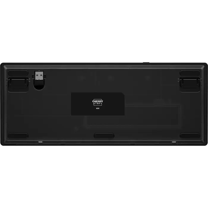 Cherry XTRFY K33 Compact Wireless (black, DE layout, rubber dome)
