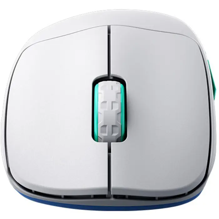 CHERRY XTRFY M64 Wireless, gaming mouse white/turquoise
