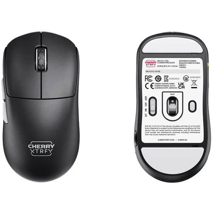CHERRY XTRFY M68 Pro Wireless, gaming mouse black/white