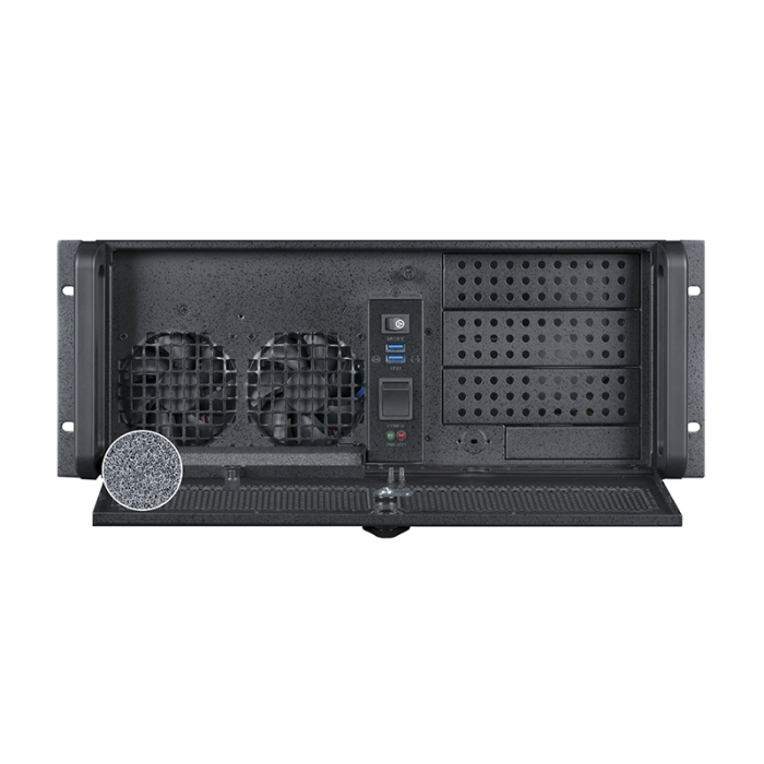Chieftec 4U server rack case UNC-410S-B-U3-OP.