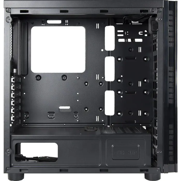 Chieftec AL-02B-TG-OP Hawk, tower case (black, side part made of tempered glass)