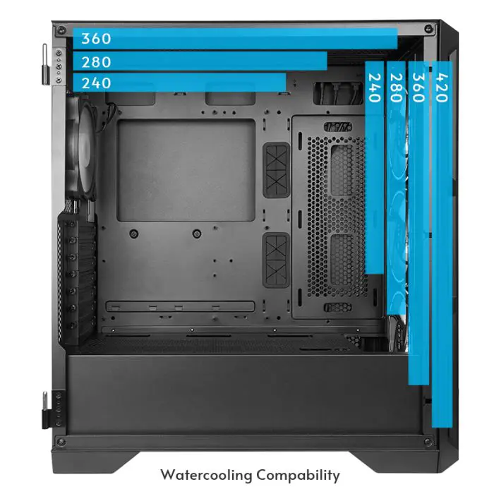 Chieftec APEX LUMO USB3.2 Gen2 E-ATX case, black