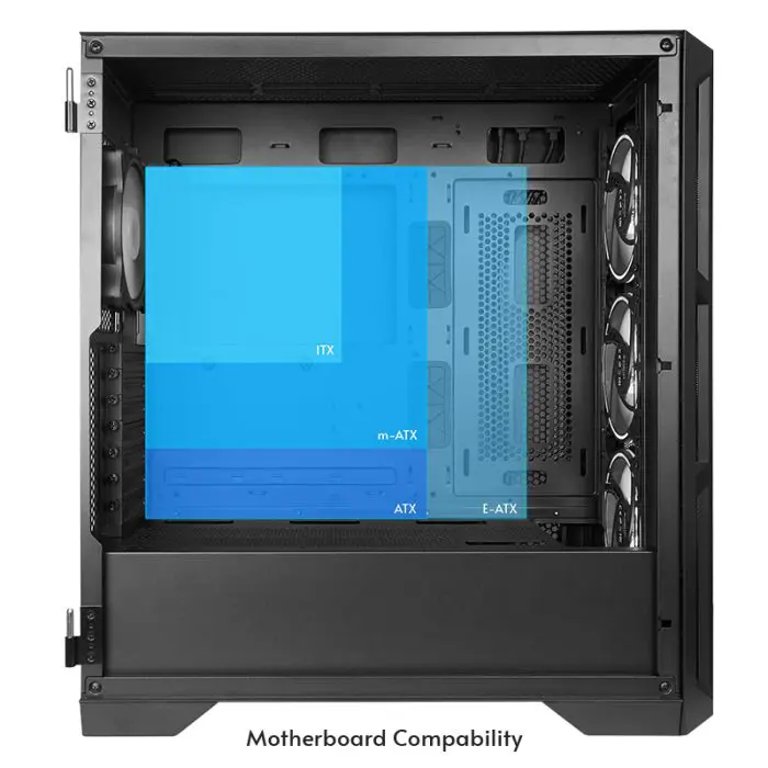 Chieftec APEX LUMO USB3.2 Gen2 E-ATX case, black