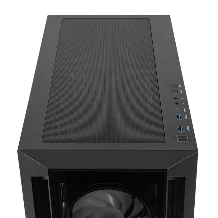 Chieftec APEX USB3.2 Gen2 ATX A-RGB case, black