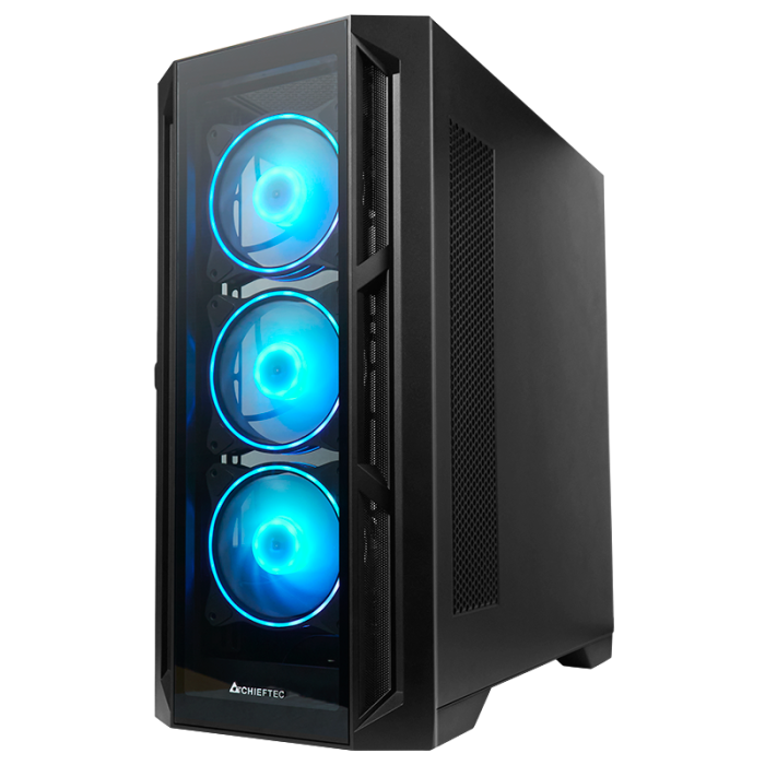 Chieftec APEX USB3.2 Gen2 ATX A-RGB case, black