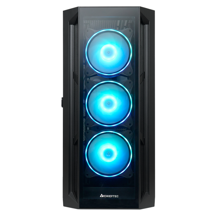 Chieftec APEX USB3.2 Gen2 ATX A-RGB case, black