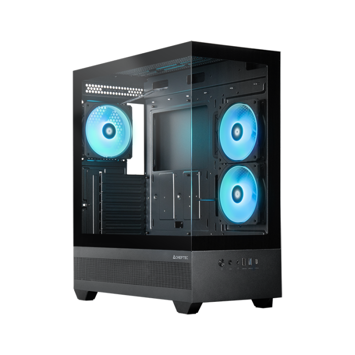 Chieftec GT-01B-OP USB3.2 ATX ohišje, crno