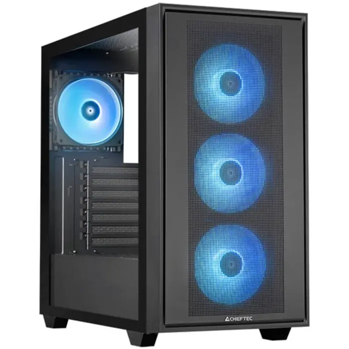 Chieftec Hunter 3 GS-03B-OP (black, tempered glass)